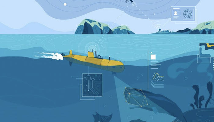 Marine Robotics Illustration